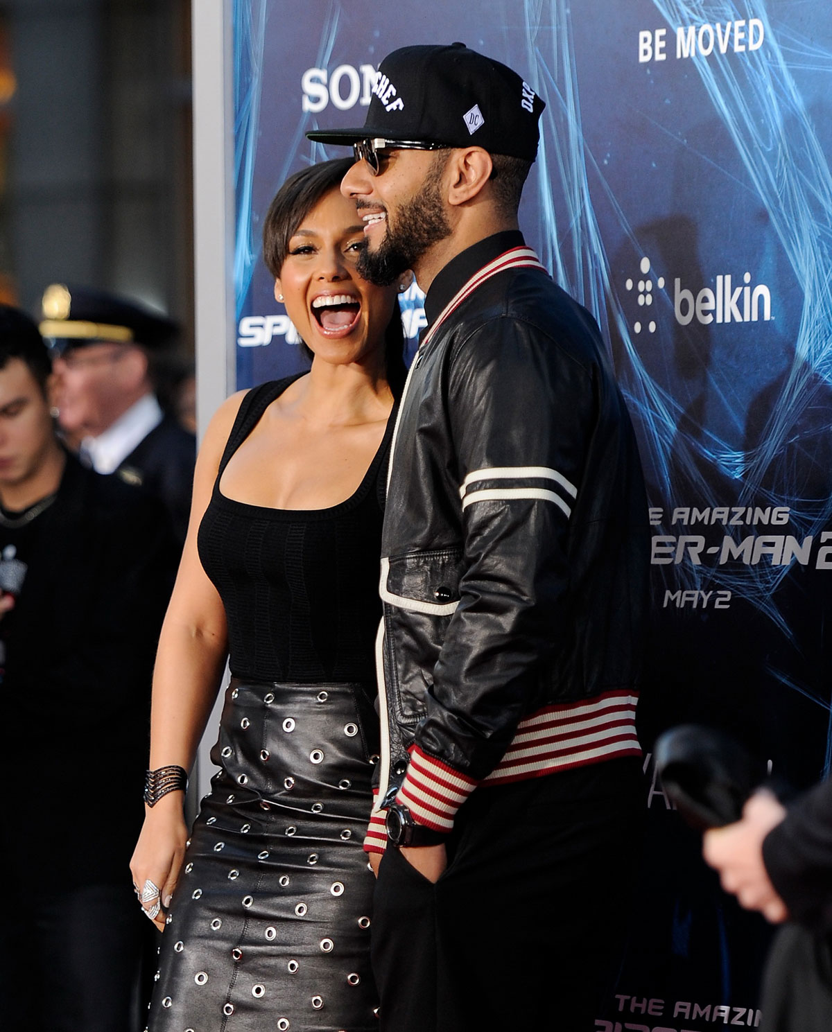 Alicia Keys attends The Amazing Spider-Man 2 premiere