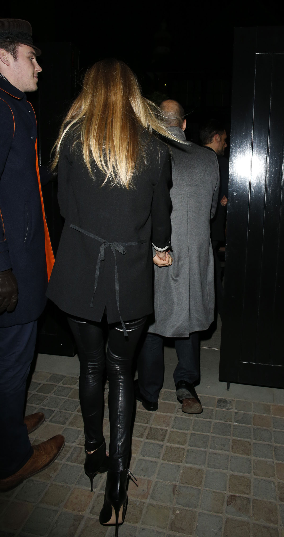 Rosie Huntington-Whiteley Leaving Nobu