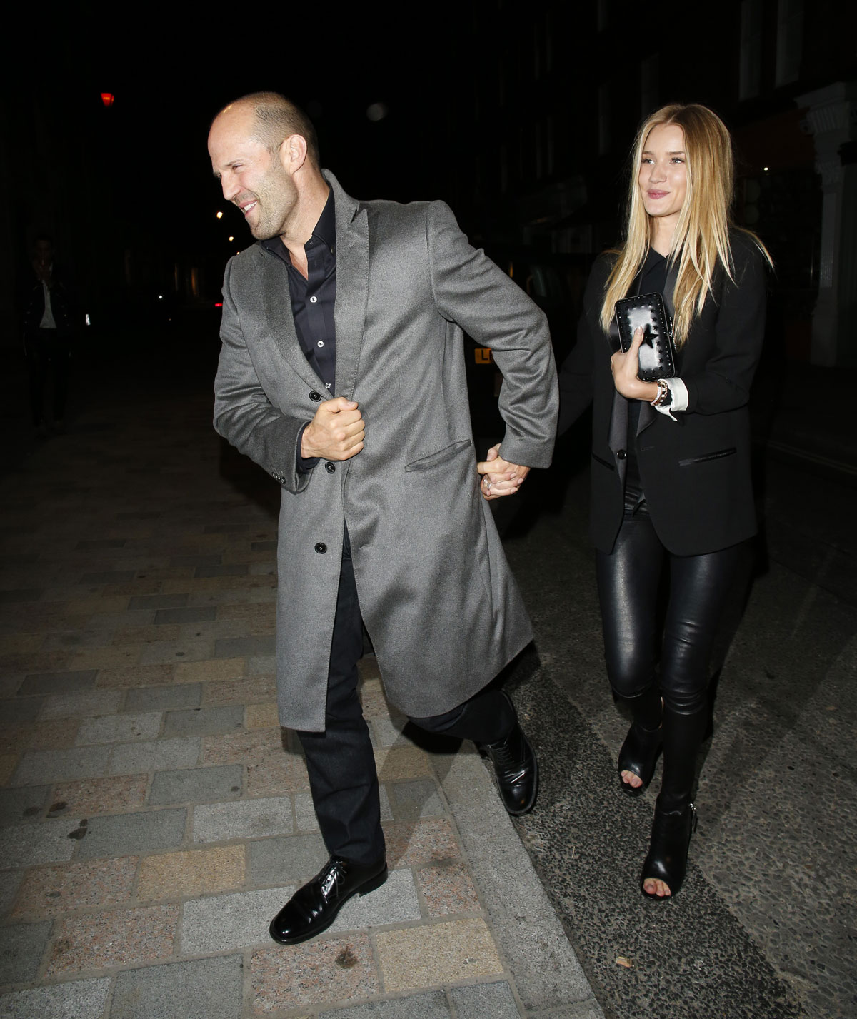 Rosie Huntington-Whiteley Leaving Nobu