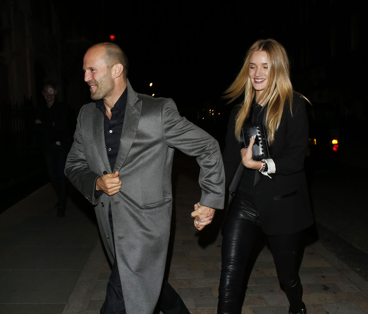 Rosie Huntington-Whiteley Leaving Nobu