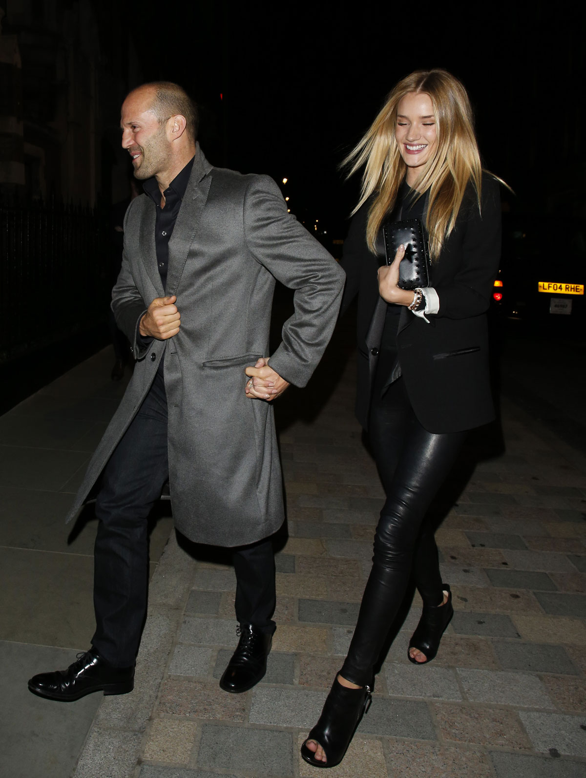 Rosie Huntington-Whiteley Leaving Nobu