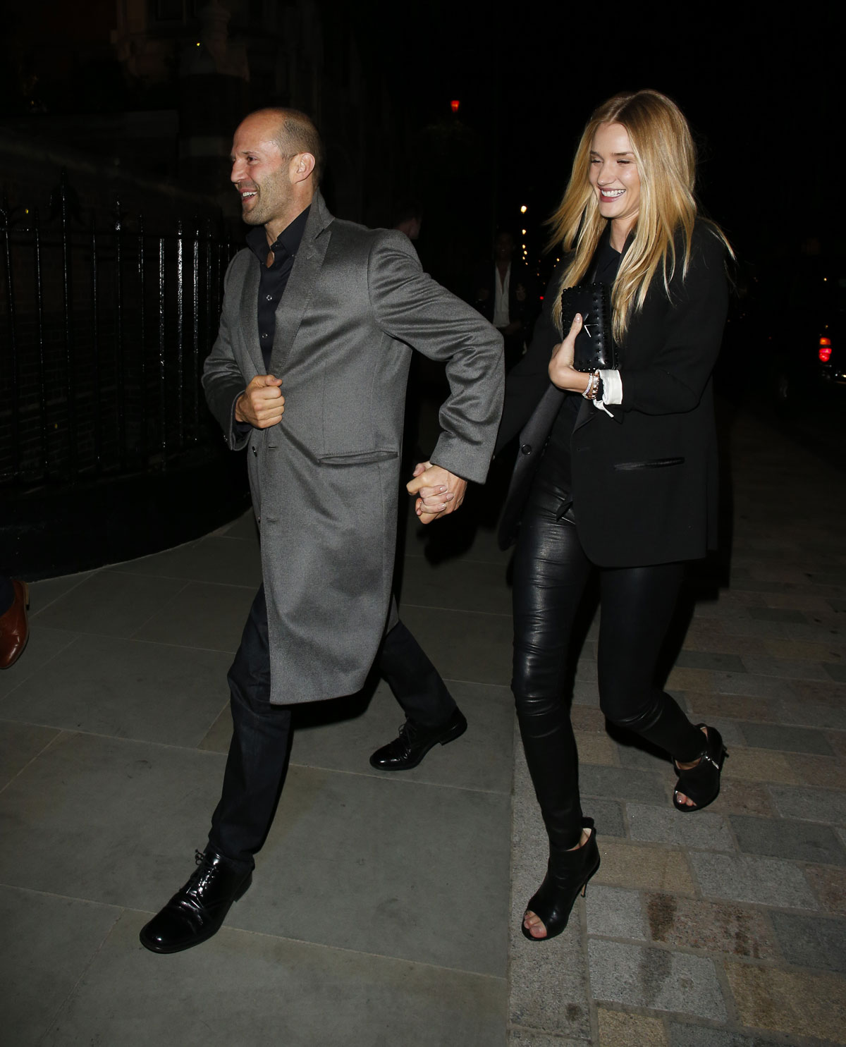 Rosie Huntington-Whiteley Leaving Nobu