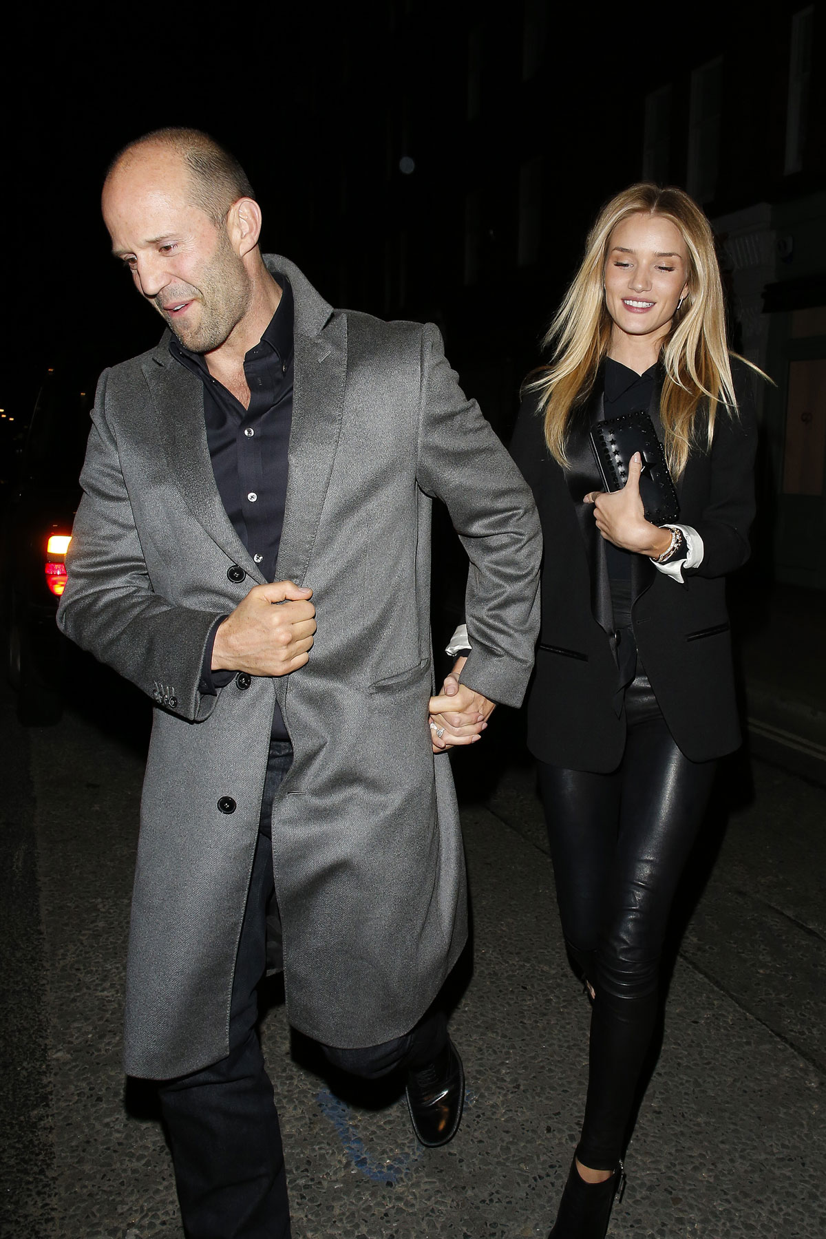 Rosie Huntington-Whiteley Leaving Nobu