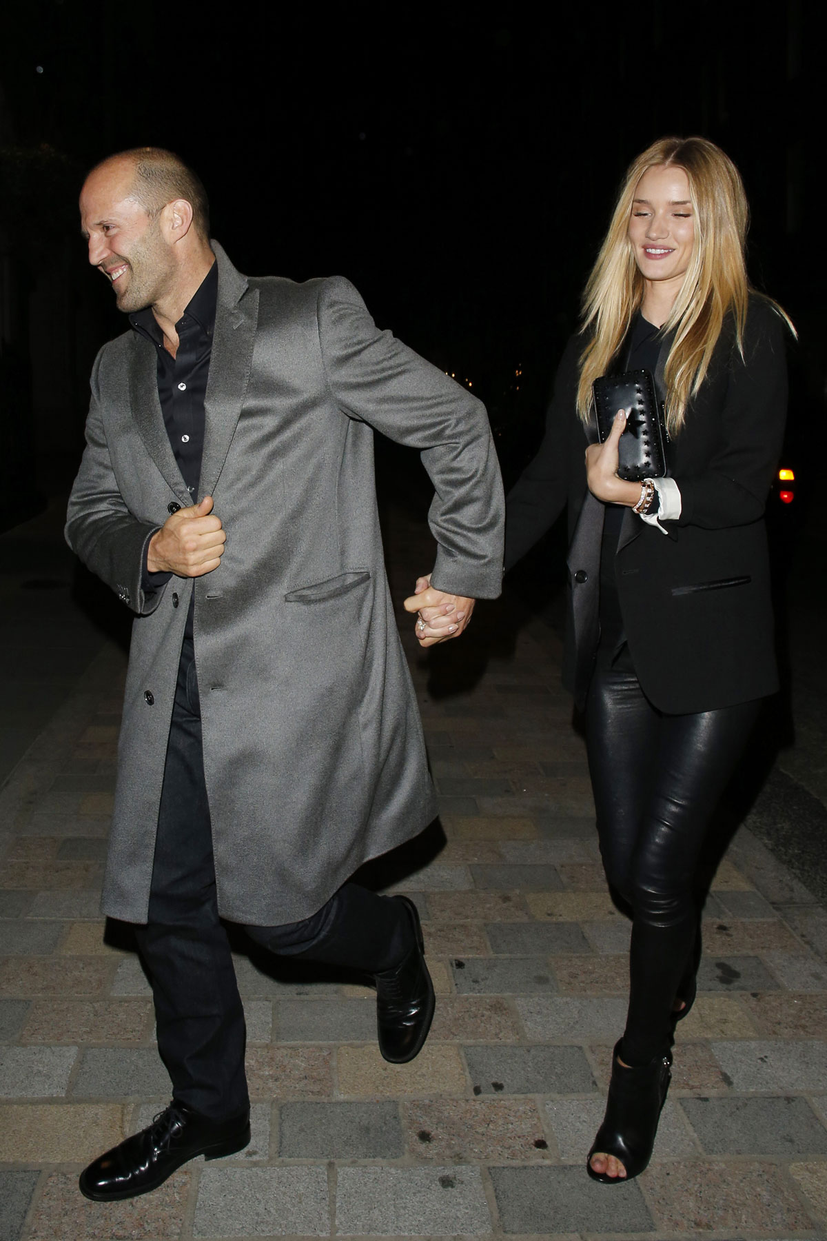 Rosie Huntington-Whiteley Leaving Nobu