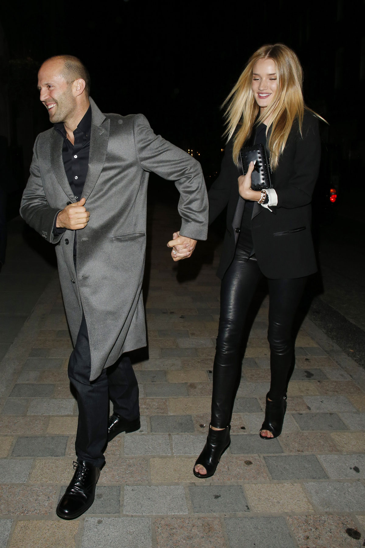 Rosie Huntington-Whiteley Leaving Nobu