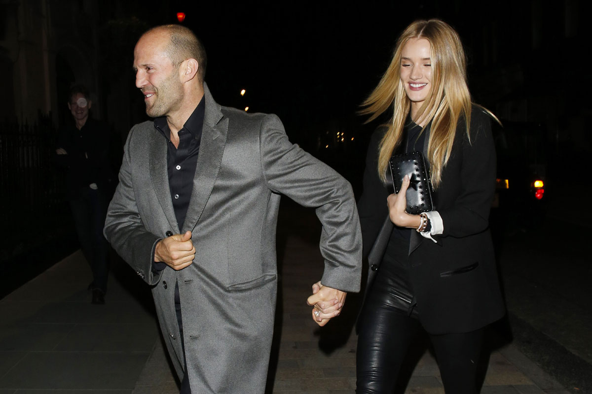 Rosie Huntington-Whiteley Leaving Nobu