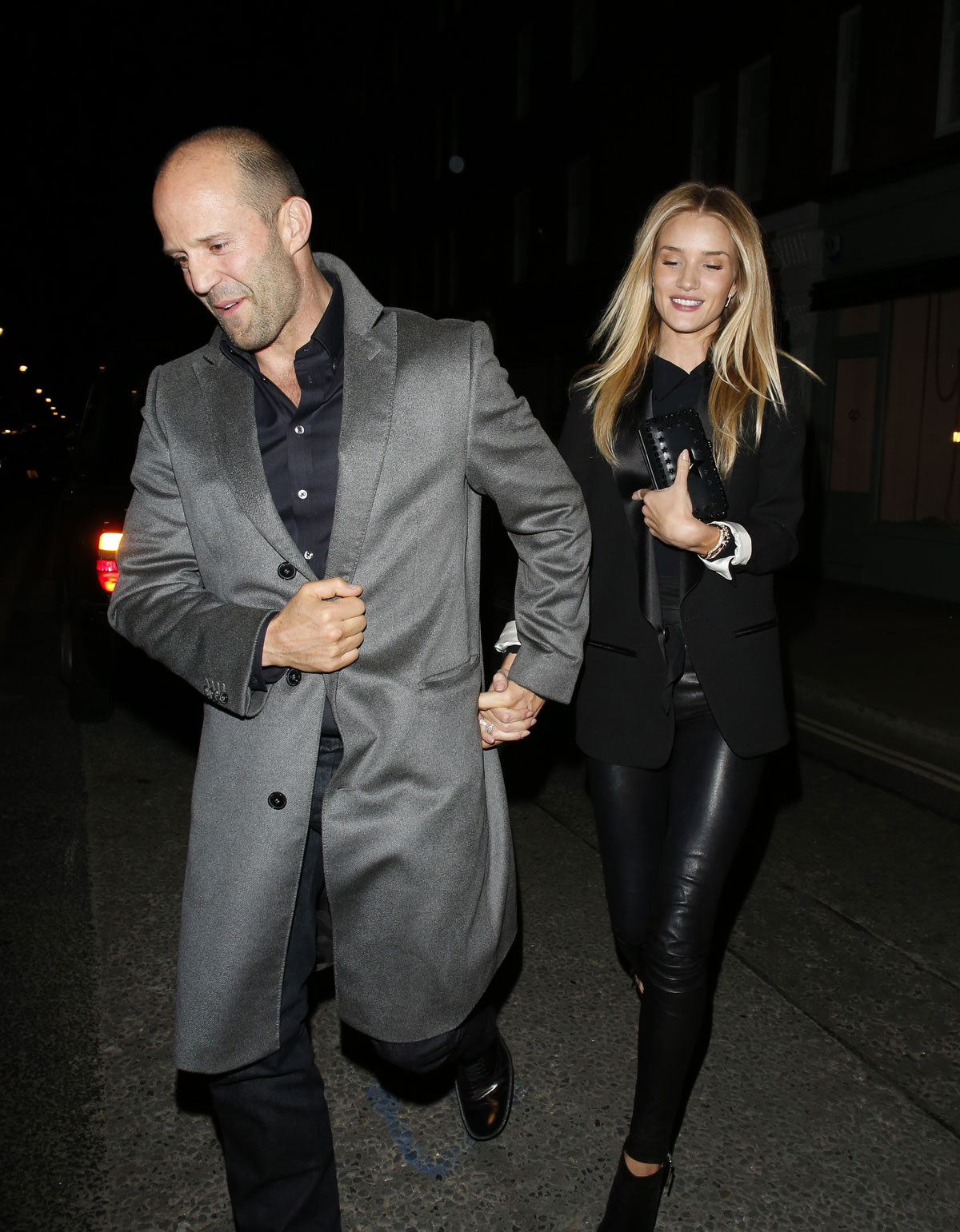 Rosie Huntington-Whiteley Leaving Nobu