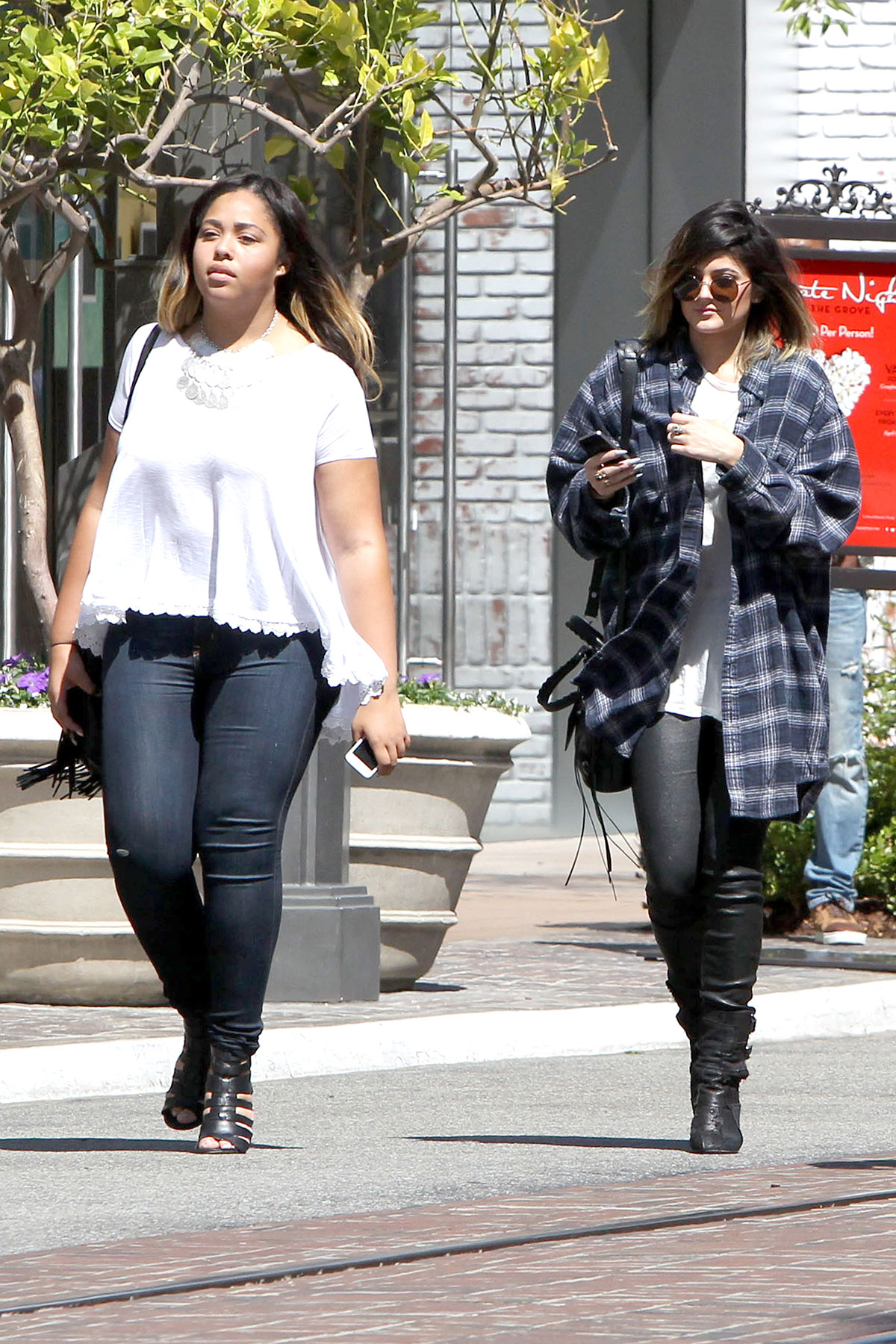 Kylie Jenner shopping at The Grove