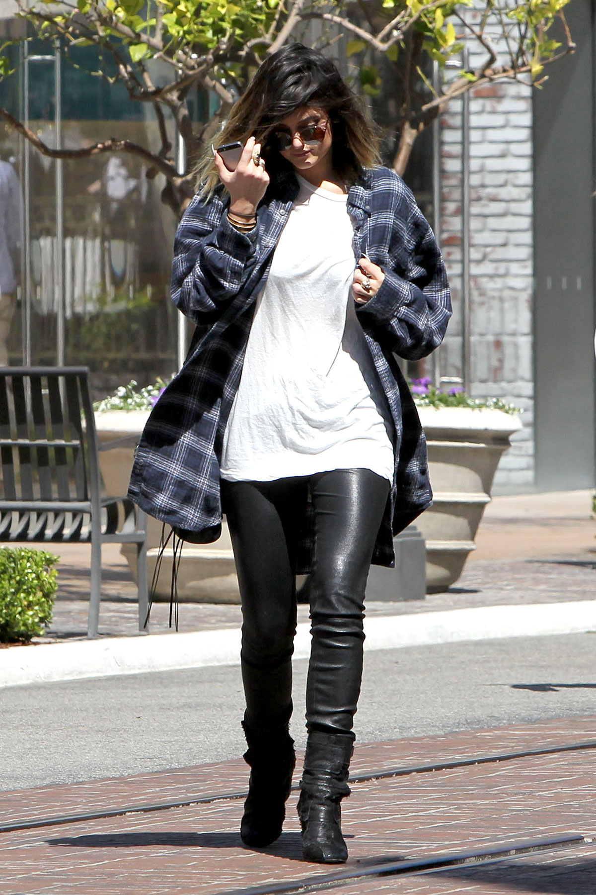 Kylie Jenner shopping at The Grove