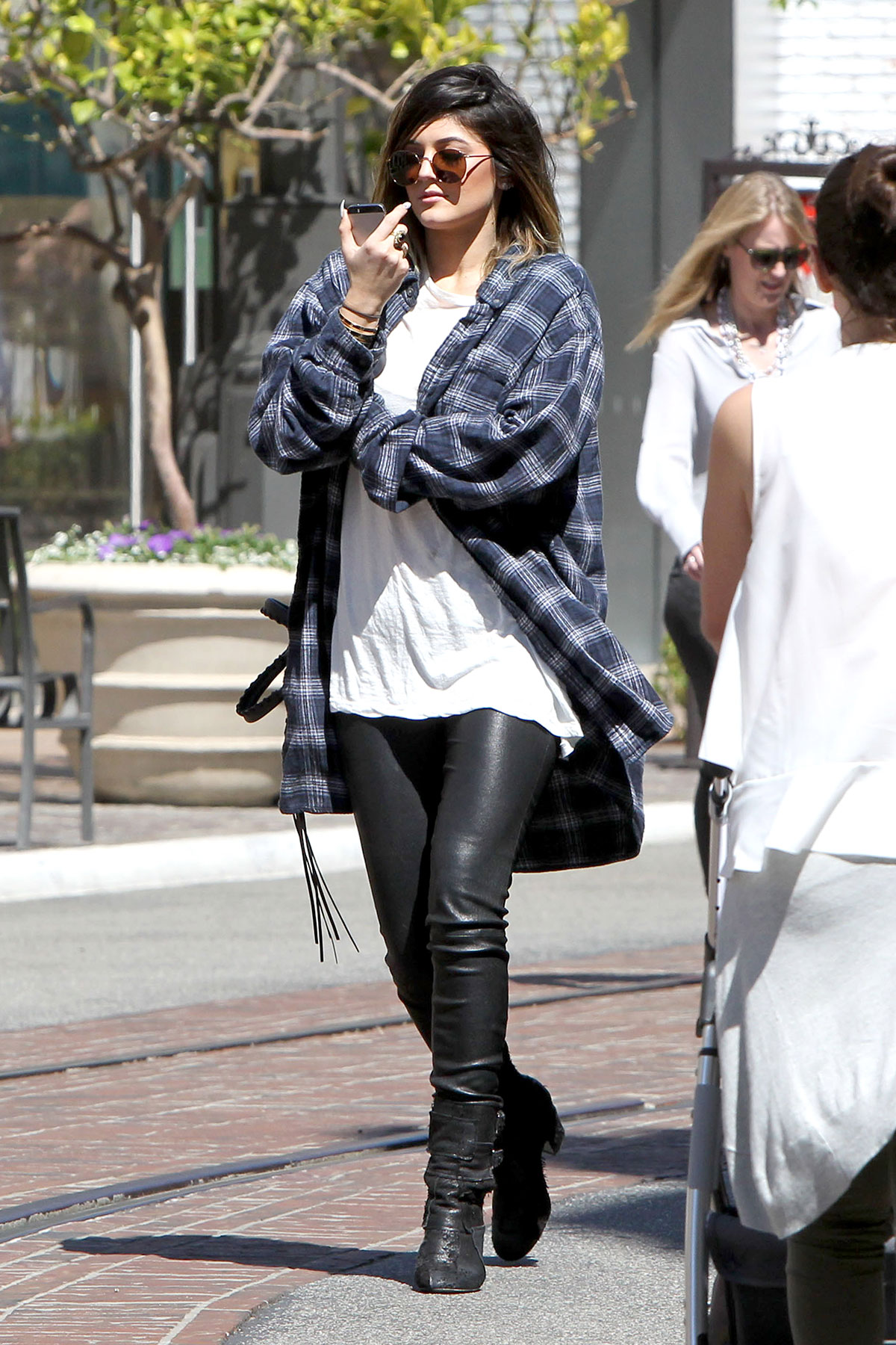 Kylie Jenner shopping at The Grove