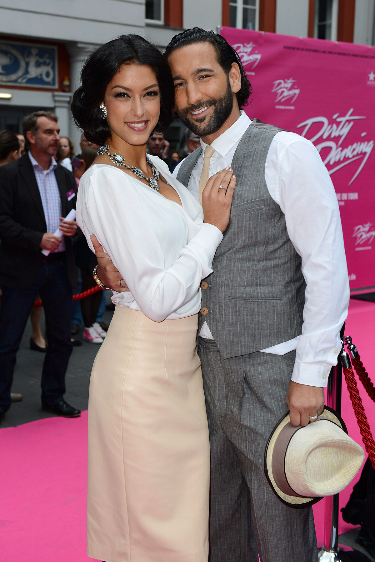 Rebecca Mir attends Dirty Dancing Das Orginal premiere live