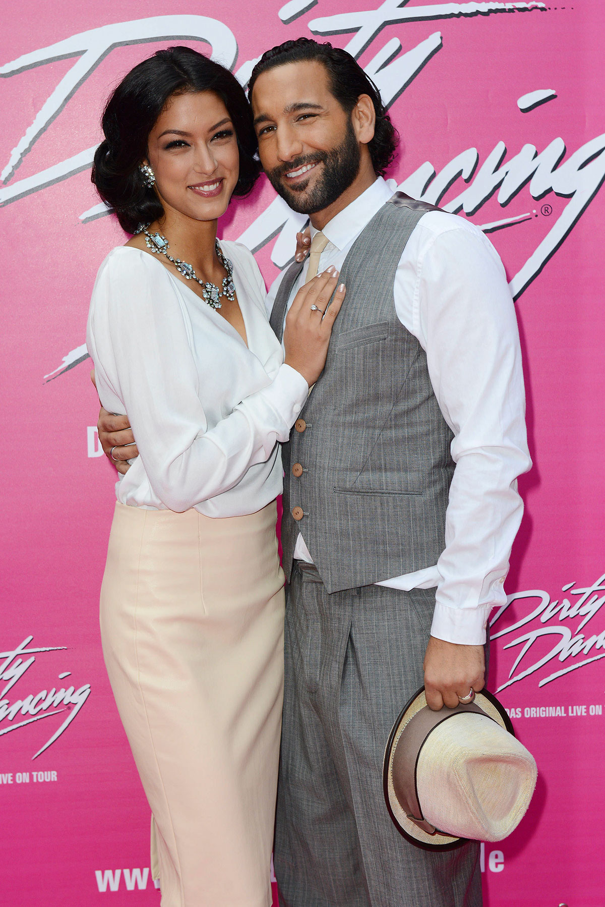 Rebecca Mir attends Dirty Dancing Das Orginal premiere live