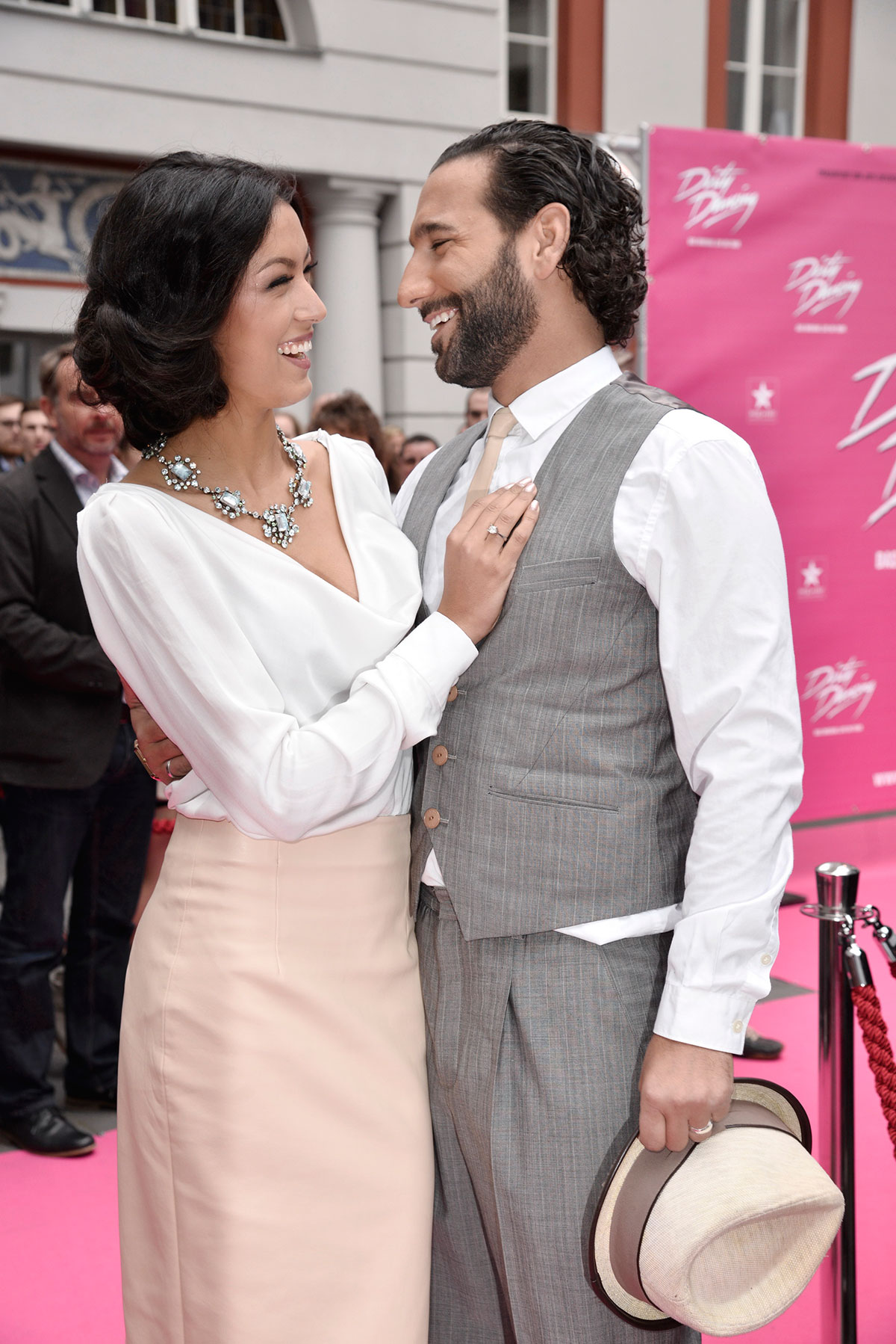 Rebecca Mir attends Dirty Dancing Das Orginal premiere live