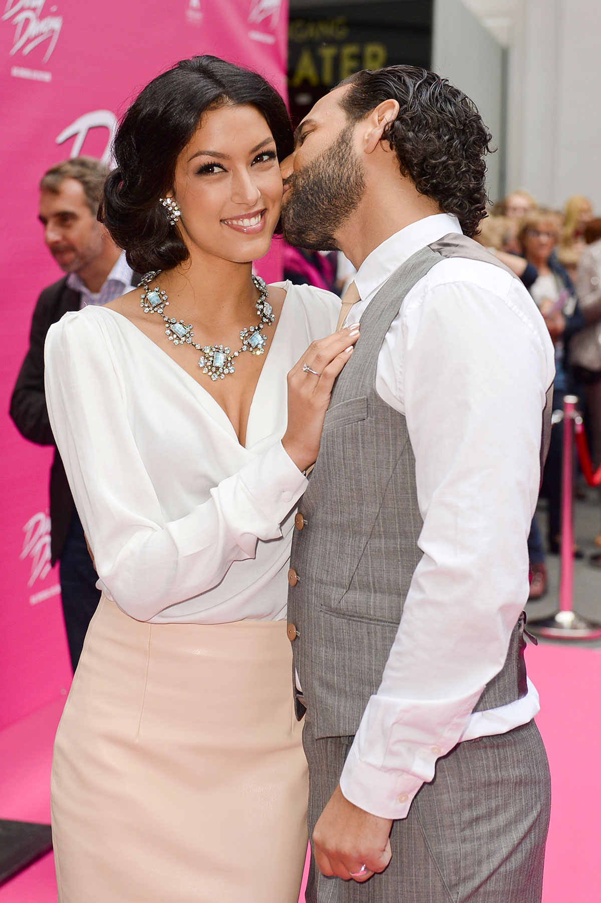 Rebecca Mir attends Dirty Dancing Das Orginal premiere live