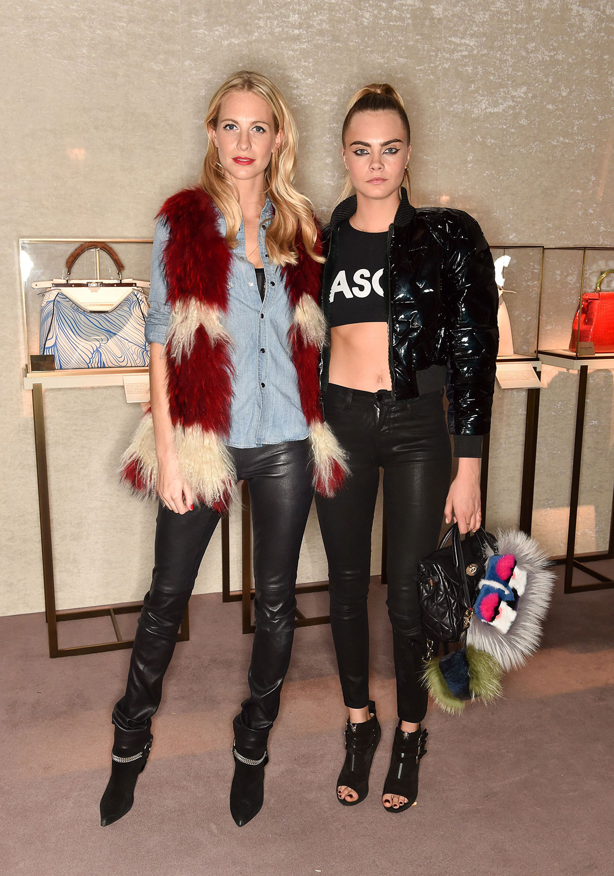 Cara & Poppy Delevingne attends Fendi and Elle Toast Coveteur Feature