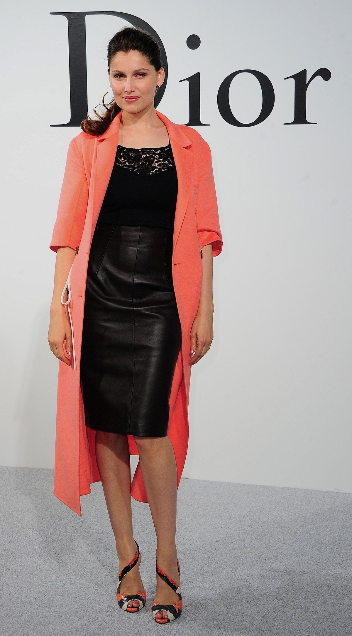 Laeticia Casta attends Dior Cruise 2015 Fashion Show