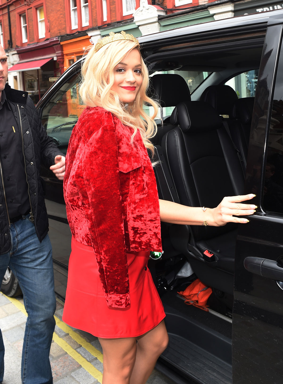 Rita Ora at Capital FM studios