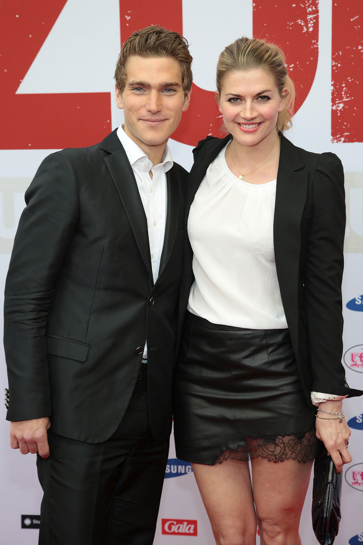 Nina Bott attends the German premiere of the film Zulu