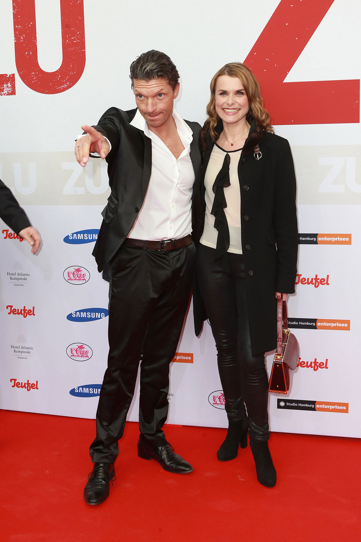 Andrea Luetke attends the German premiere of the film Zulu