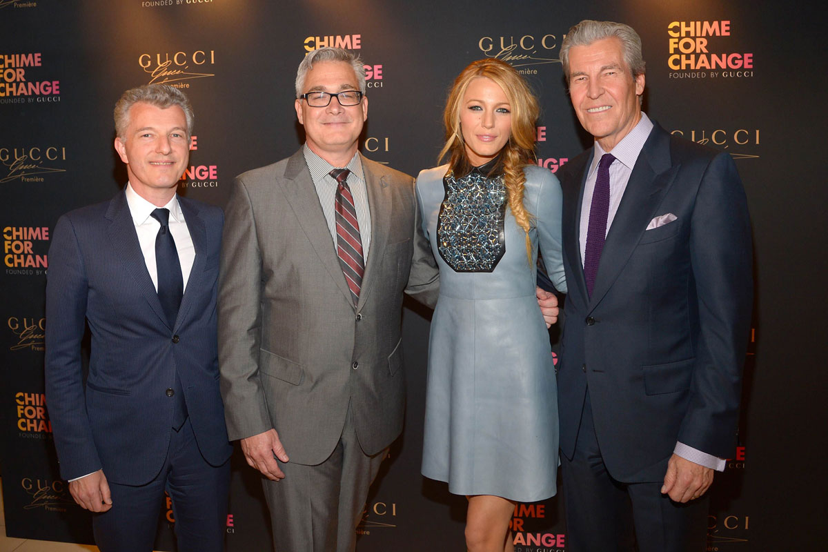 Blake Lively attends Gucci Parfums CHIME FOR CHANGE Launch Event
