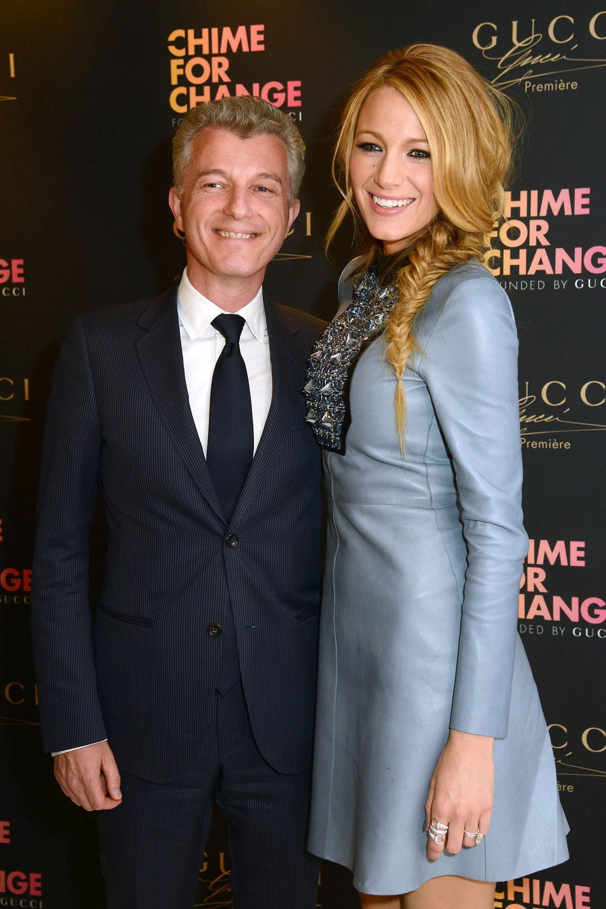 Blake Lively attends Gucci Parfums CHIME FOR CHANGE Launch Event