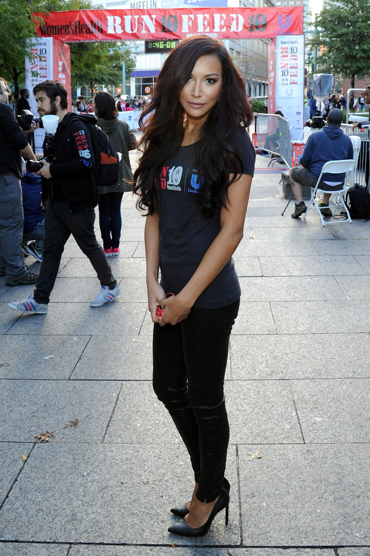 Naya Rivera attends the Women’s Health Magazine RUN10 FEED10 NYC 10K Race Event