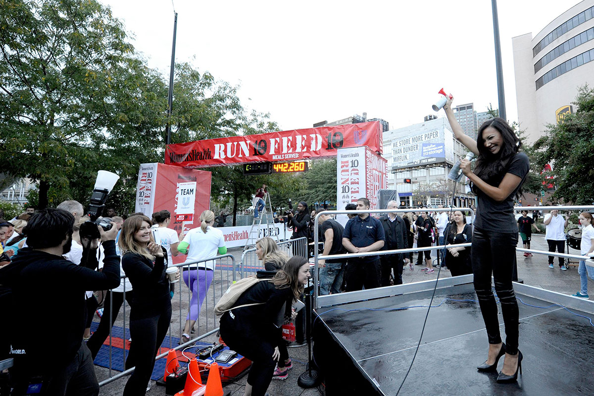 Naya Rivera attends the Women’s Health Magazine RUN10 FEED10 NYC 10K Race Event