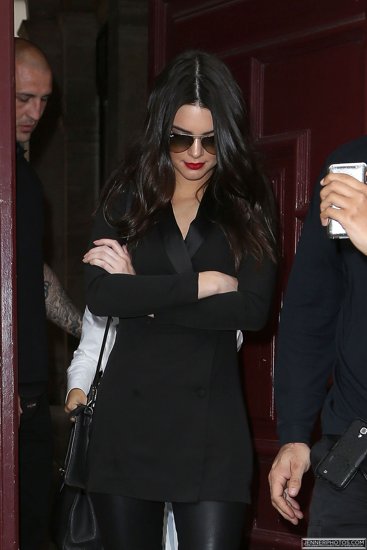Kendall Jenner out shopping with family