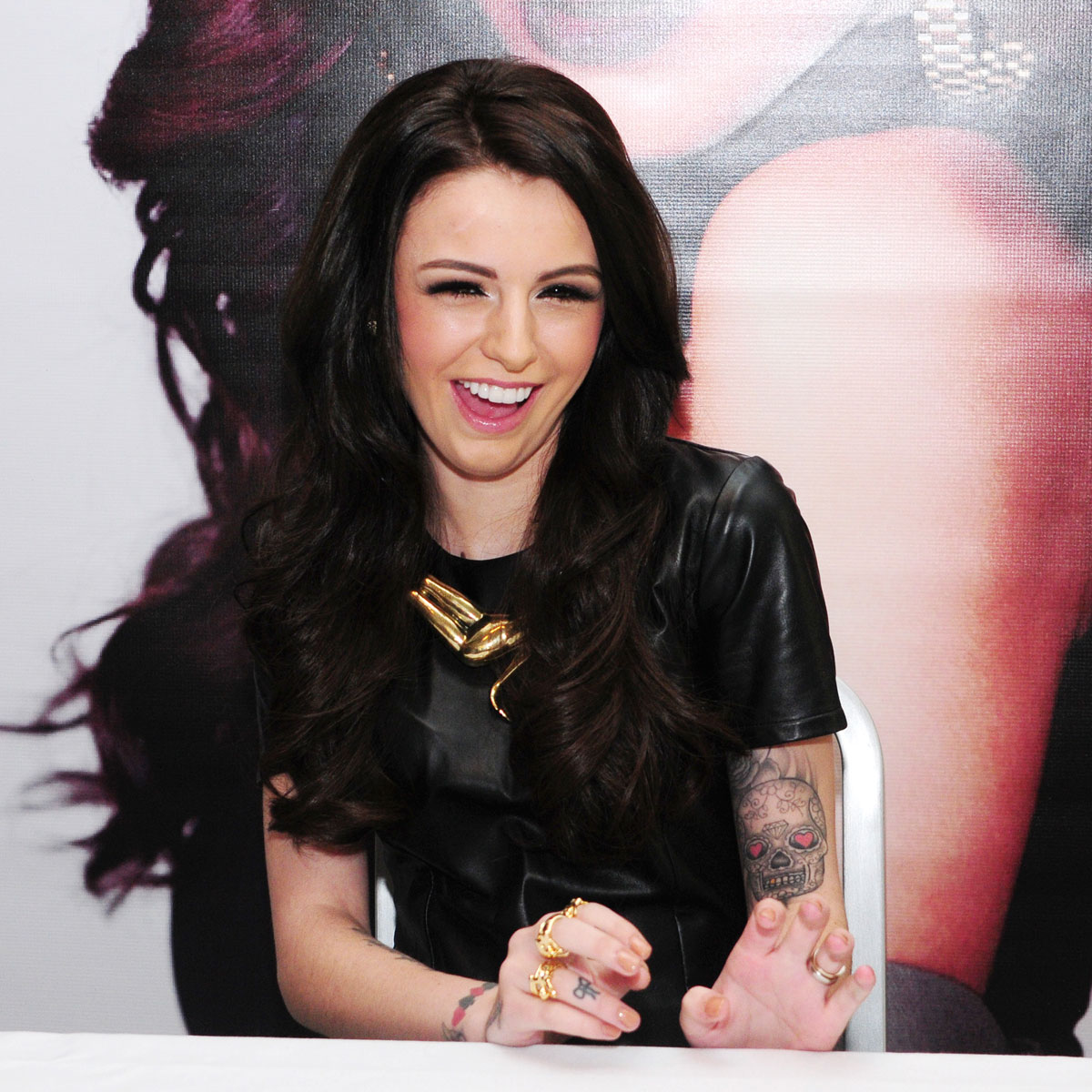 Cher Lloyd promotes the new CD Sorry I’m Late