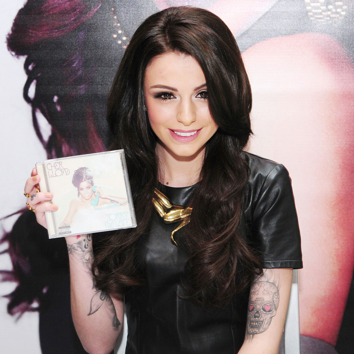 Cher Lloyd promotes the new CD Sorry I’m Late