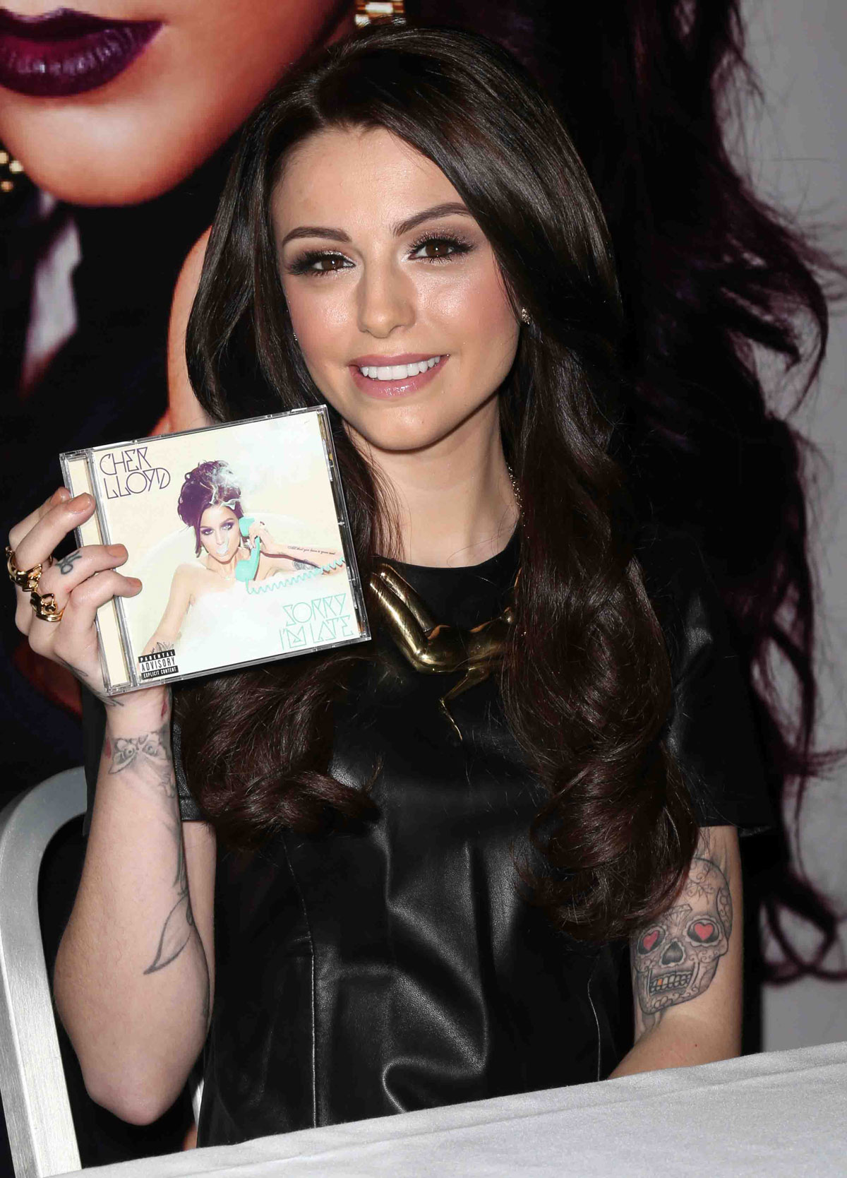 Cher Lloyd promotes the new CD Sorry I’m Late