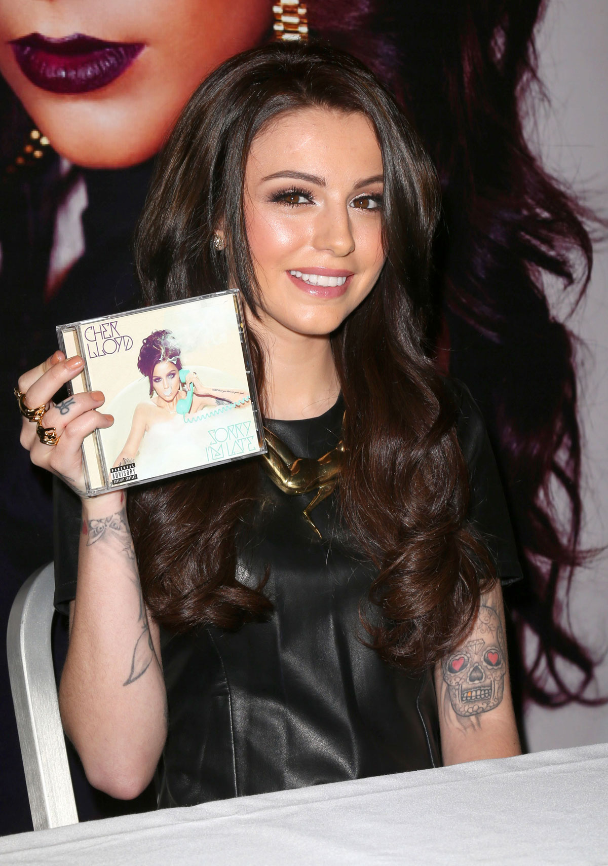 Cher Lloyd promotes the new CD Sorry I’m Late