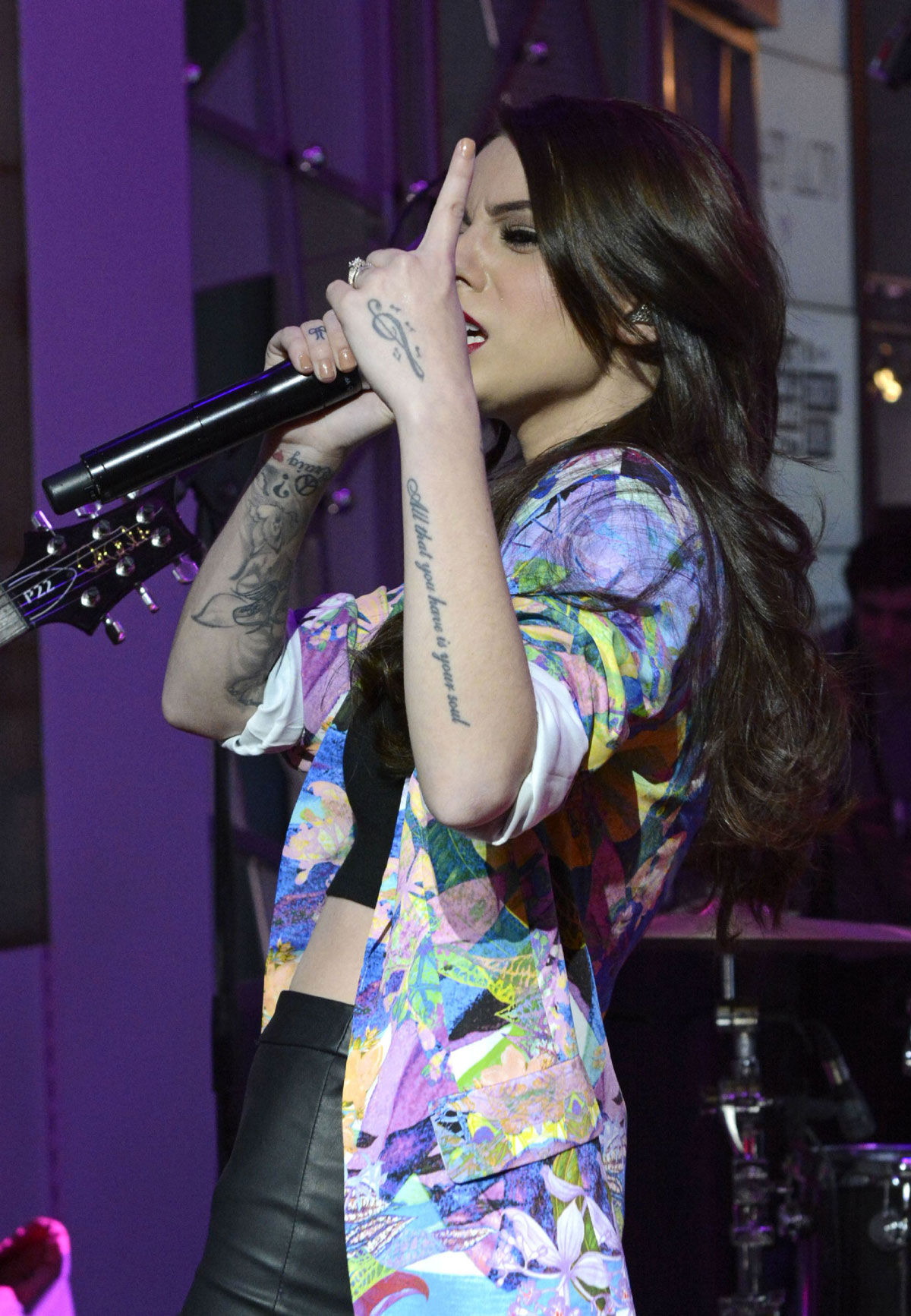 Cher Lloyd performs at MLB Fan Cave