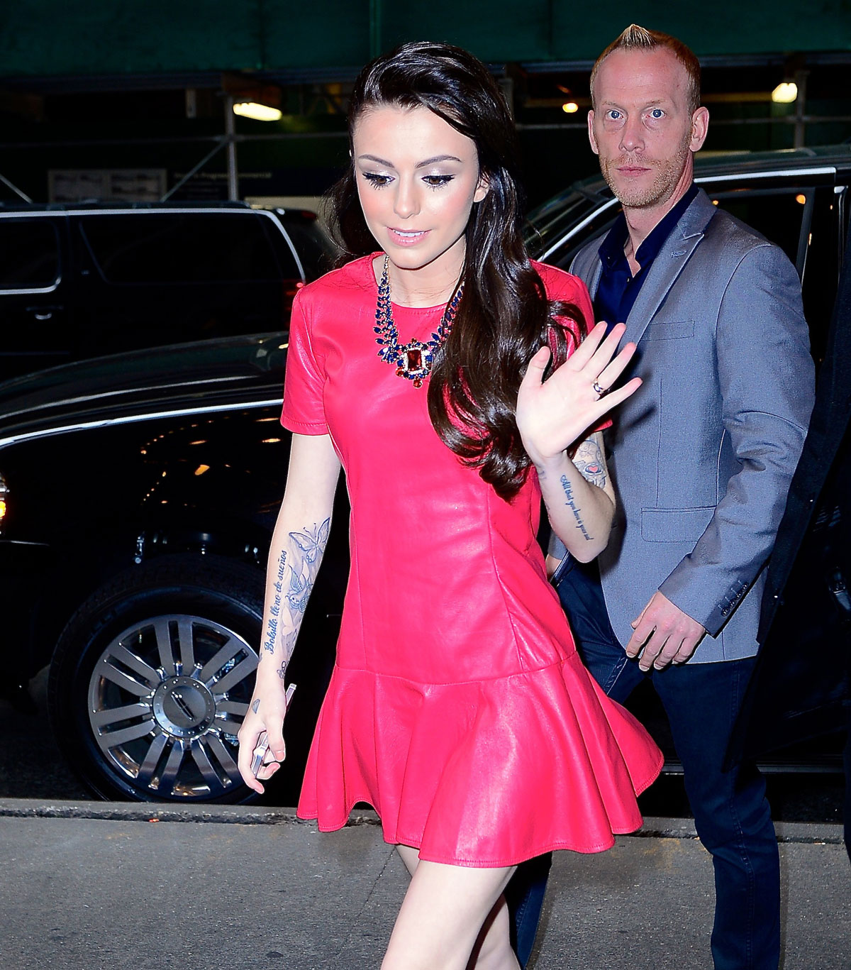 Cher Lloyd arriving at MTV Studios