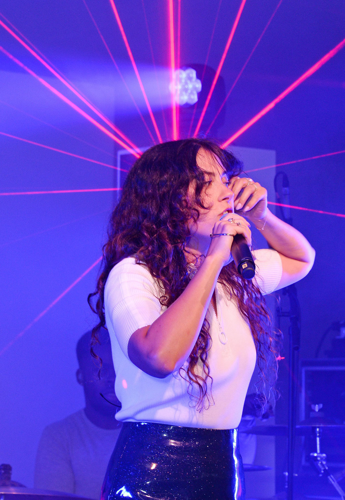 Eliza Doolittle performing at the Audi Polo Challenge