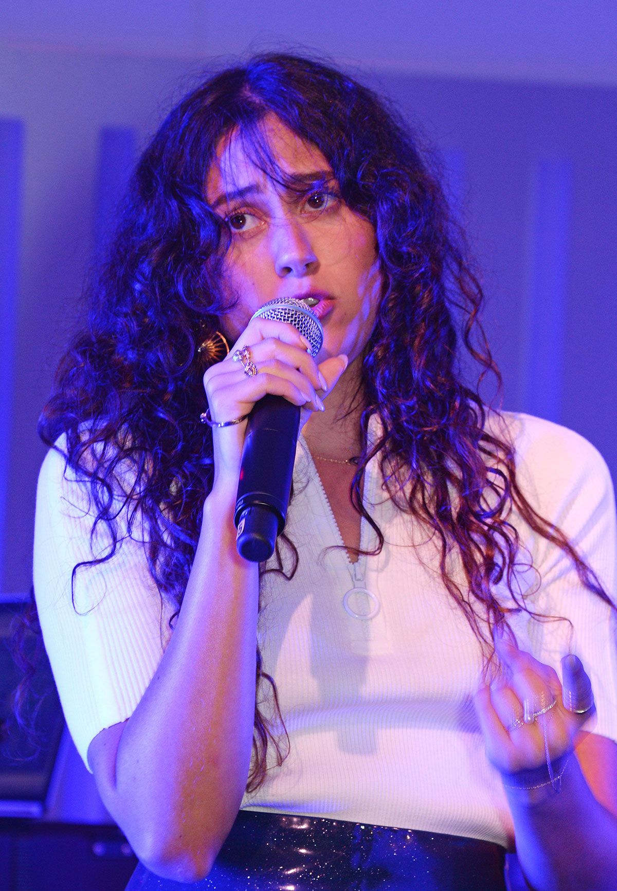 Eliza Doolittle performing at the Audi Polo Challenge