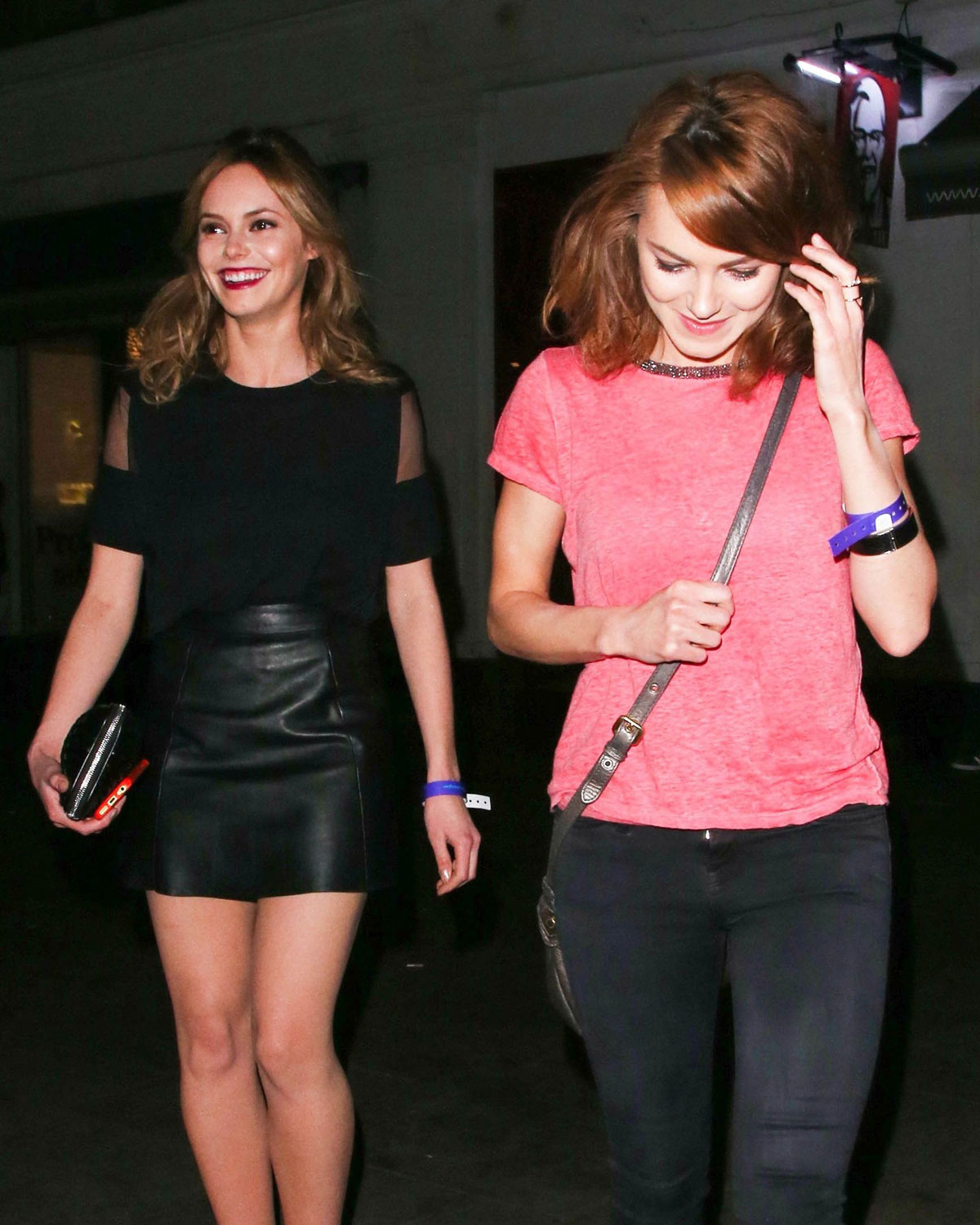 Kara Tointon & Hannah Tointon at Prince Gig Cafe De Paris