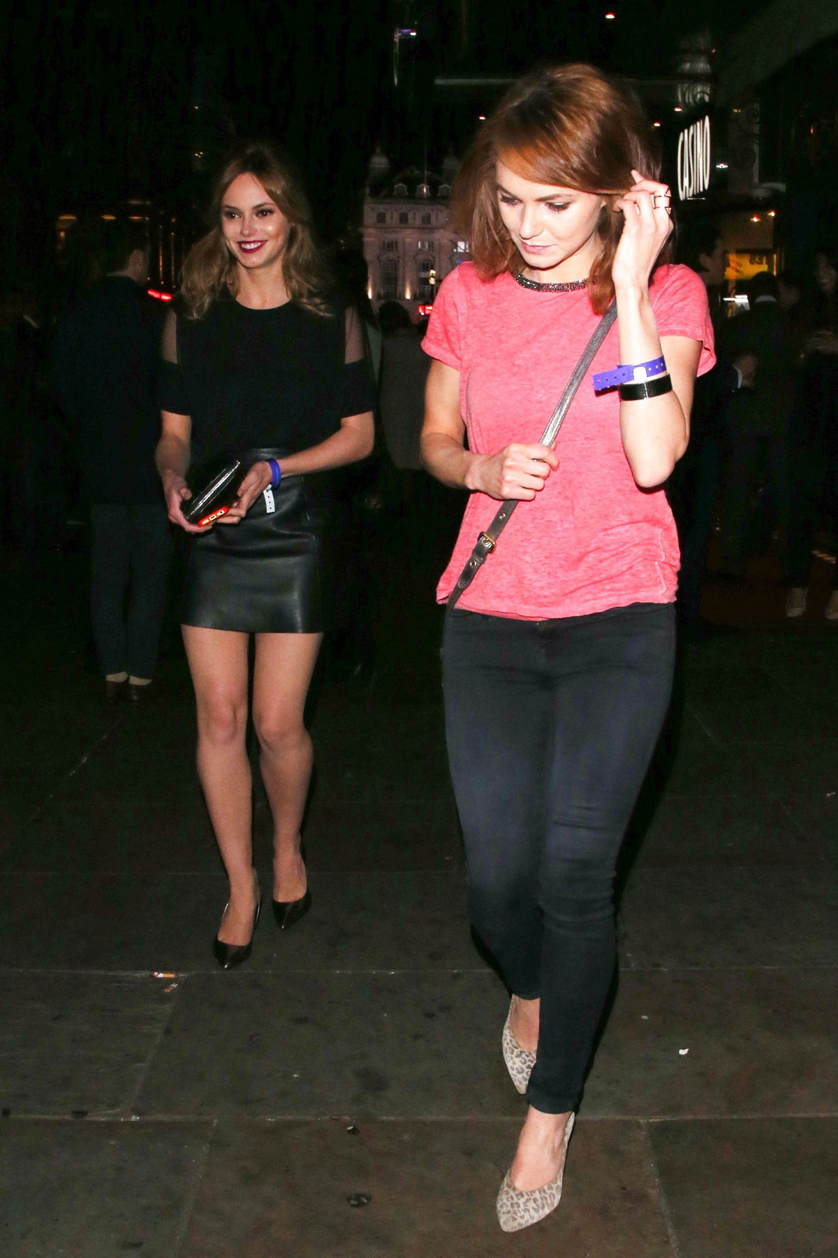 Kara Tointon & Hannah Tointon at Prince Gig Cafe De Paris