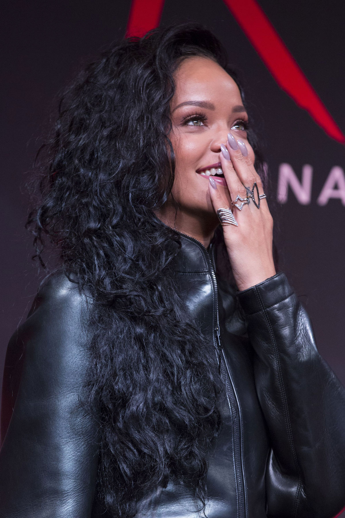 Rihanna attends Charity T-Shirt release with Hard Rock Cafe Paris