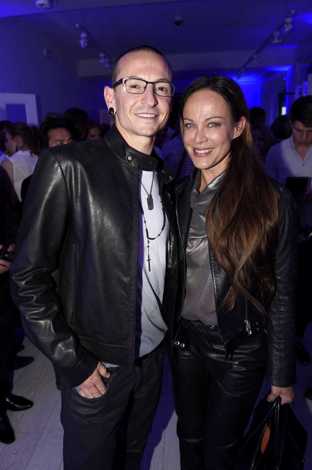 Sonja Kirchberger at to Chester Bennington for Porsche Design Launch