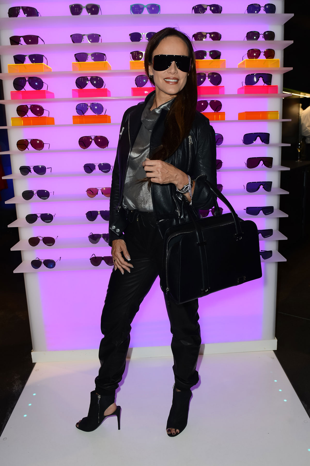 Sonja Kirchberger at to Chester Bennington for Porsche Design Launch