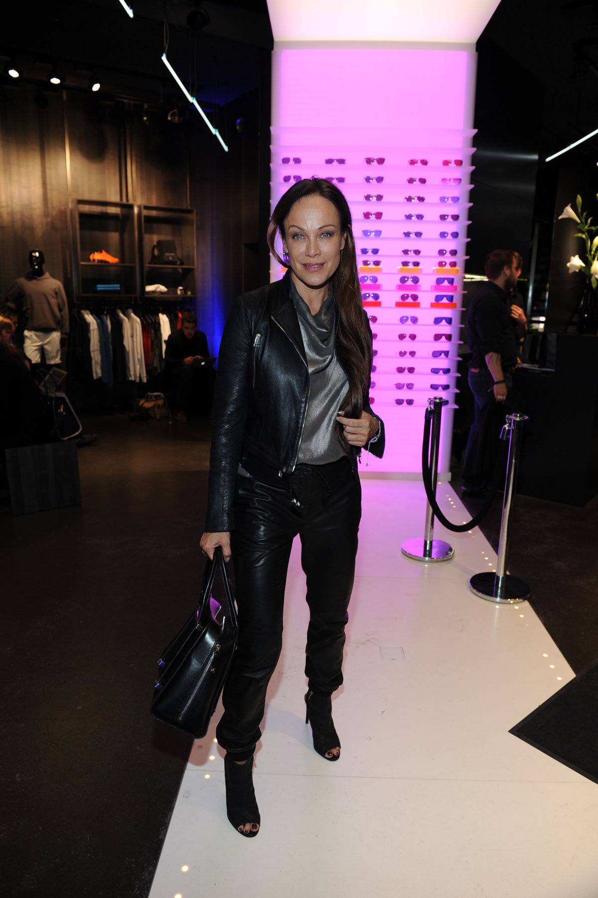 Sonja Kirchberger at to Chester Bennington for Porsche Design Launch