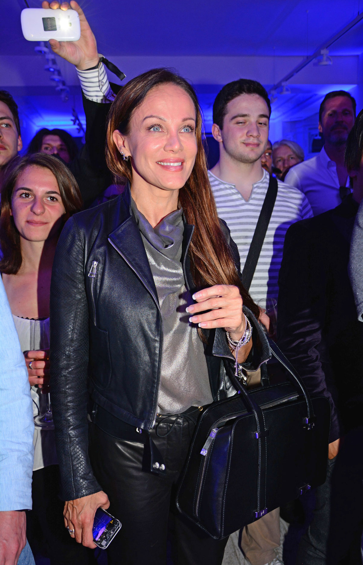 Sonja Kirchberger at to Chester Bennington for Porsche Design Launch