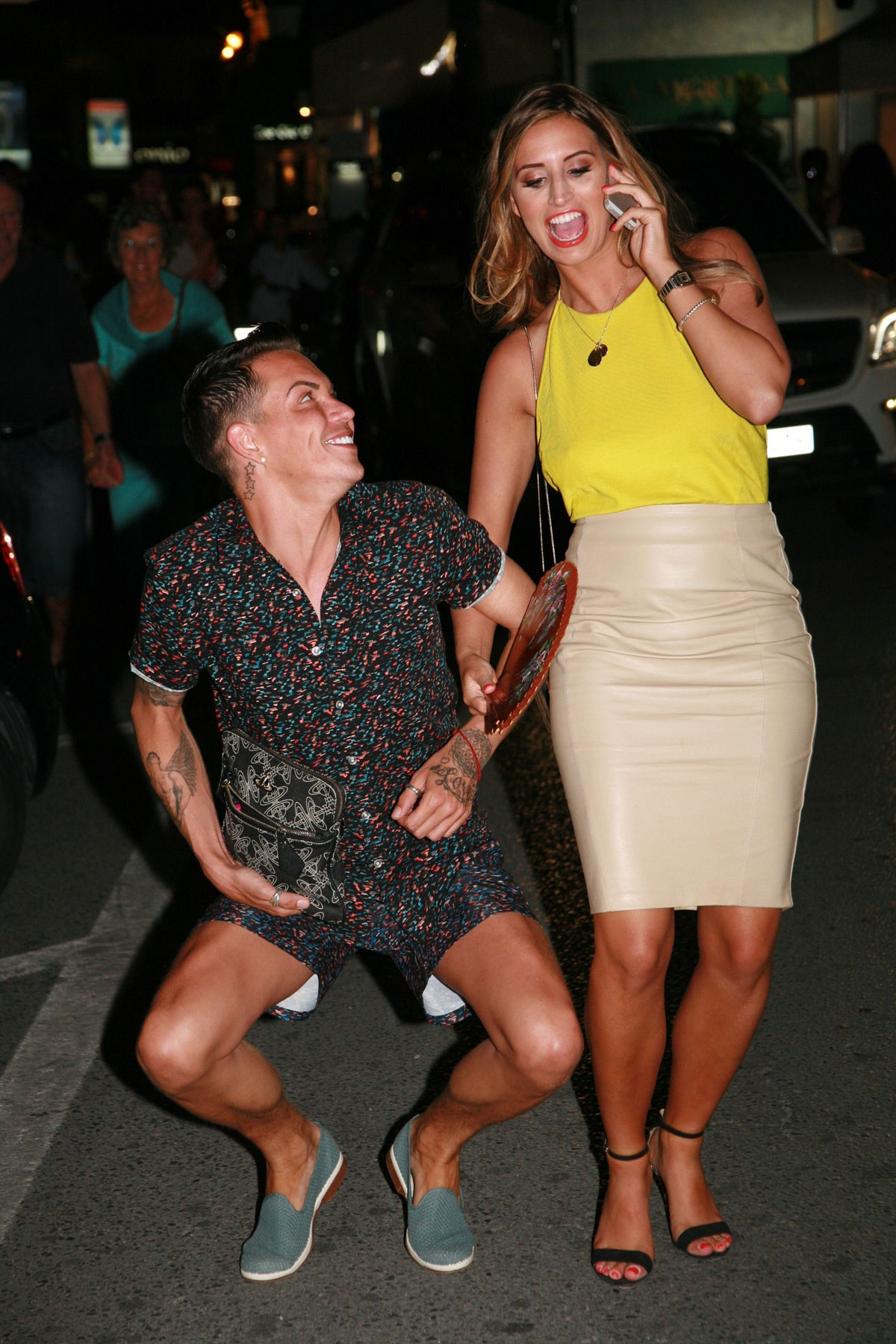 Ferne McCann night out in Essex