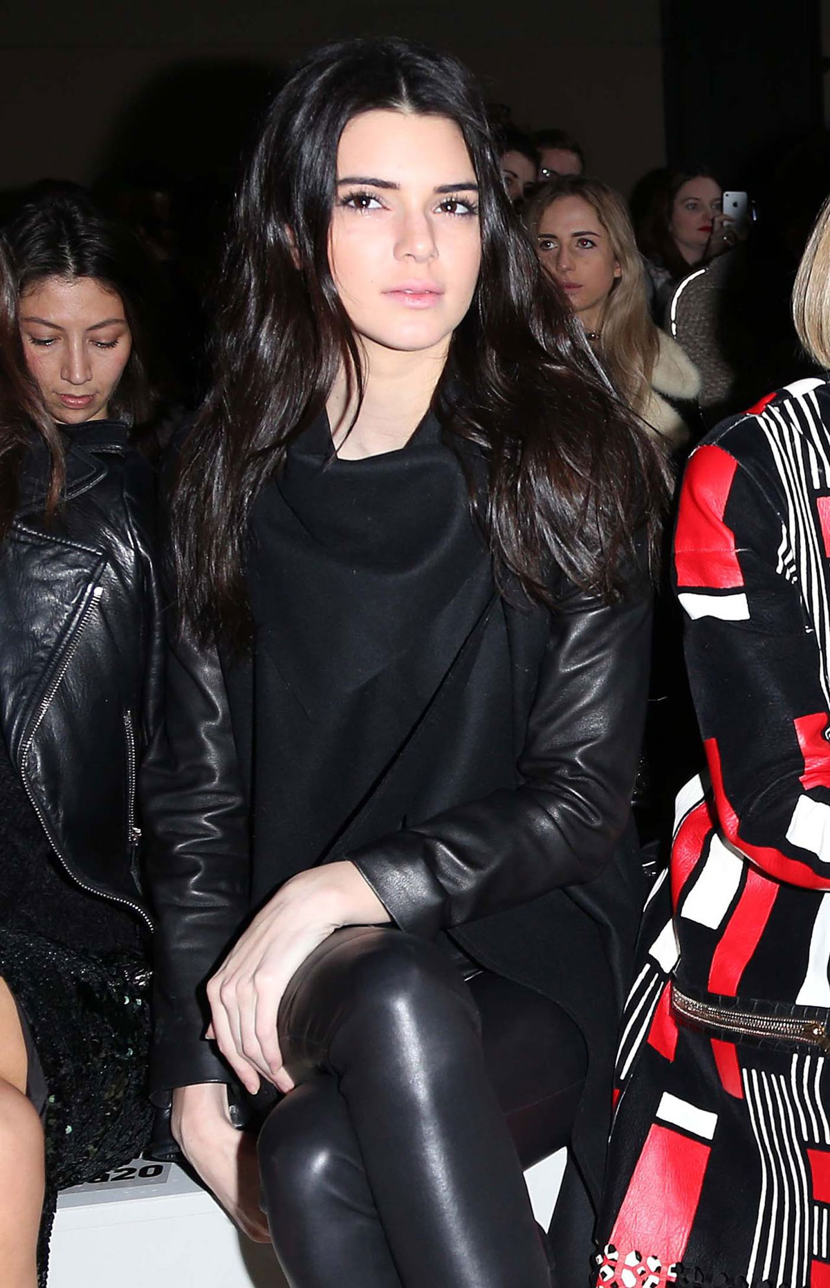 Kendall Jenner at the Topshop Unique show at LFW