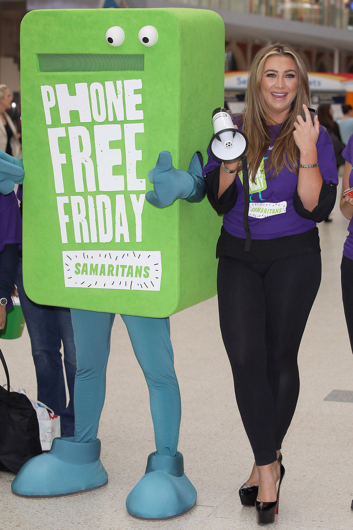 Lauren Goodger launches Samaritans New Fundraising Day