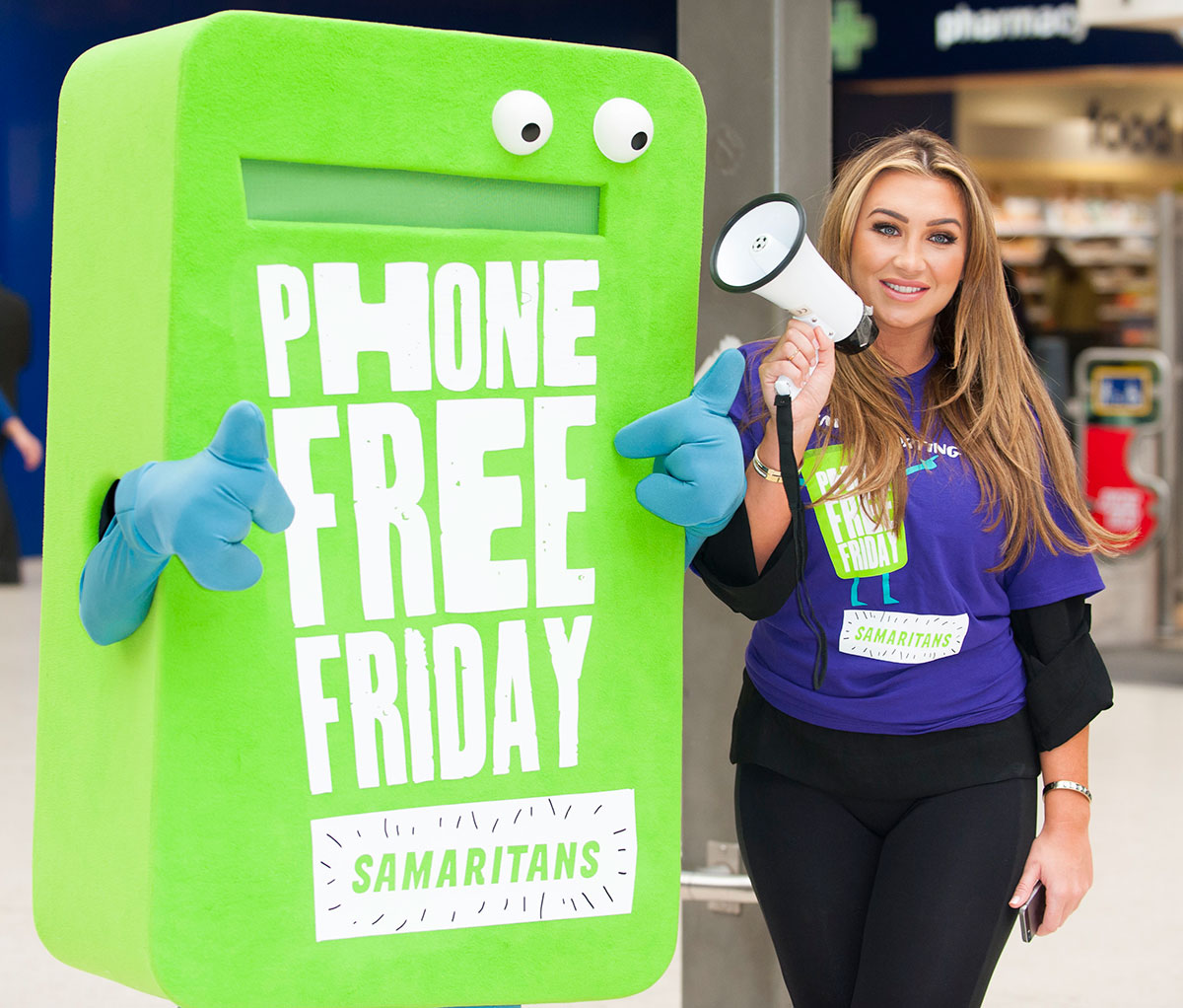 Lauren Goodger launches Samaritans New Fundraising Day