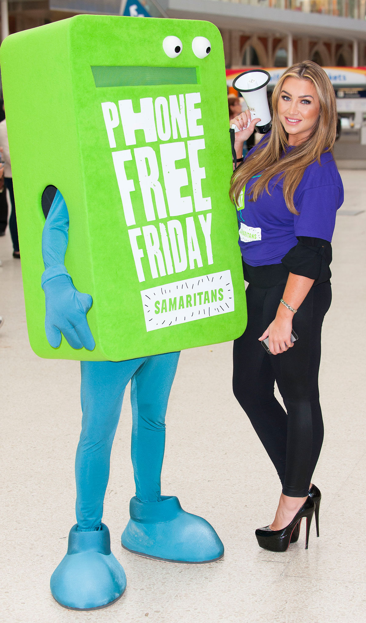 Lauren Goodger launches Samaritans New Fundraising Day