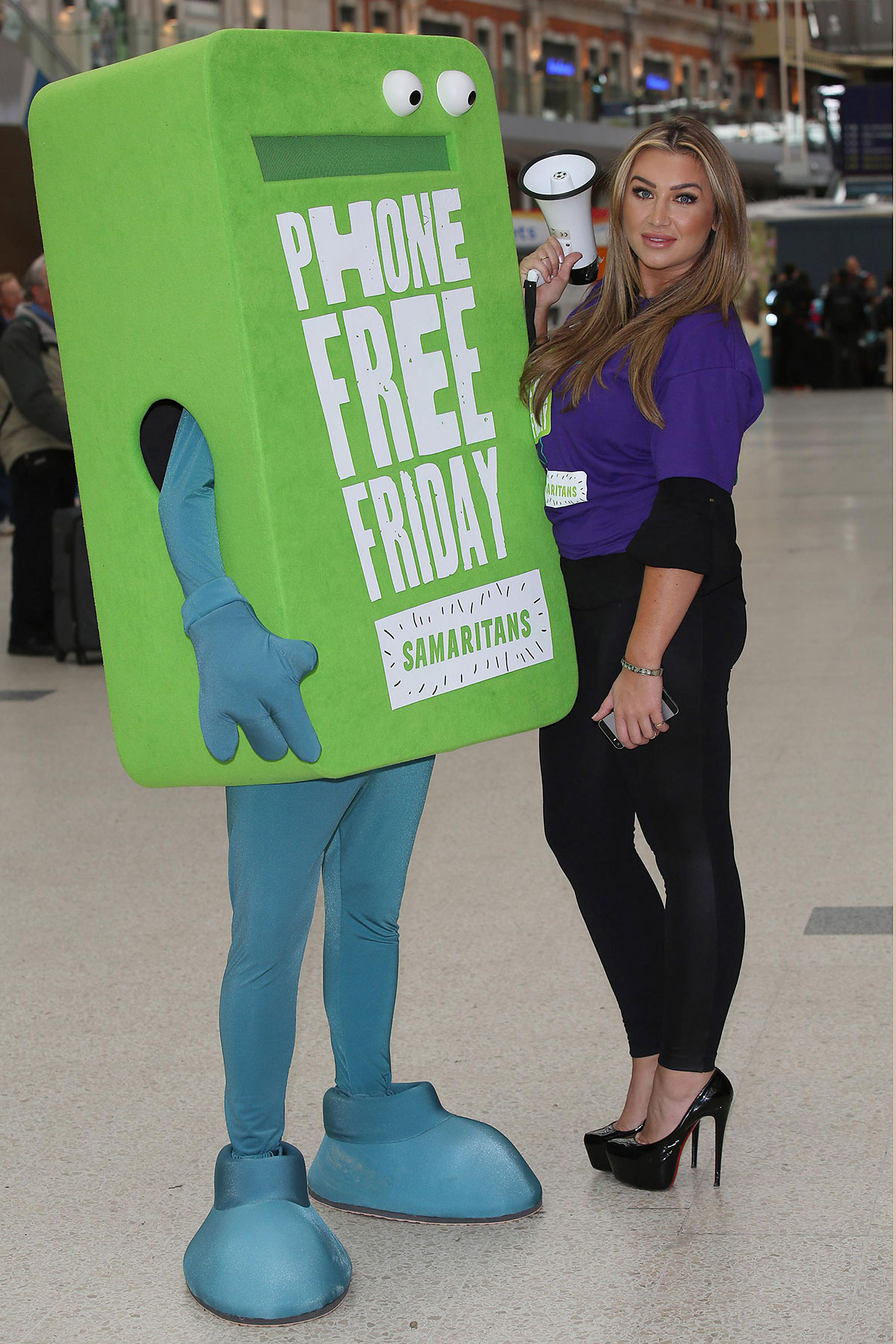 Lauren Goodger launches Samaritans New Fundraising Day