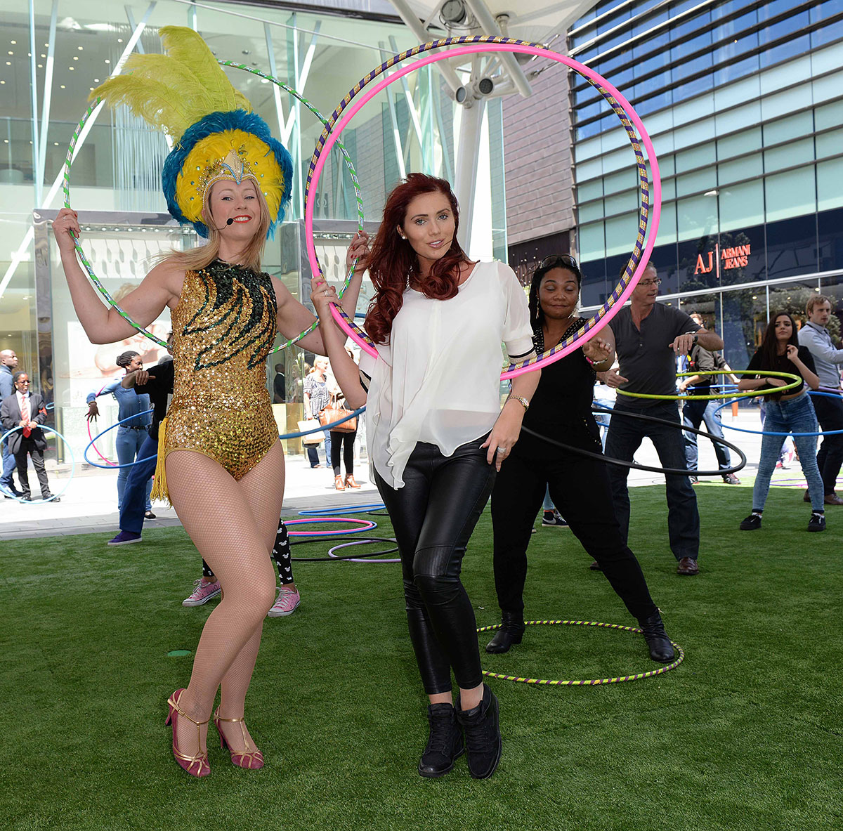 Amy Childs at Photocall to launch the Big Dance class